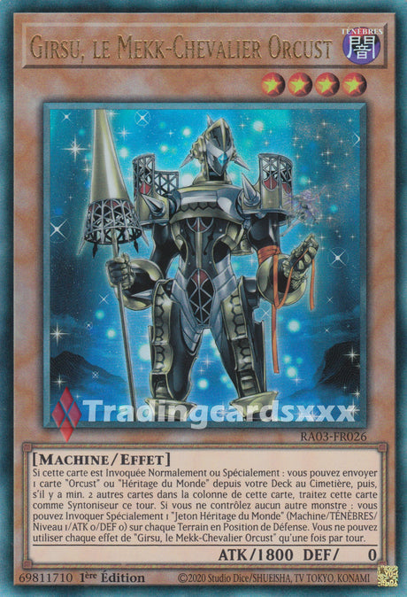 Yu-Gi-Oh! Girsu, le Mekk-Chevalier Orcust : RA03-FR026