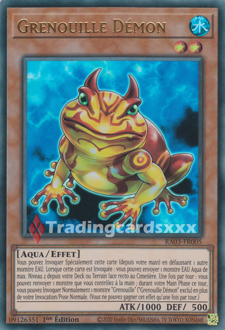 Yu-Gi-Oh! Grenouille Démon : RA03-FR005