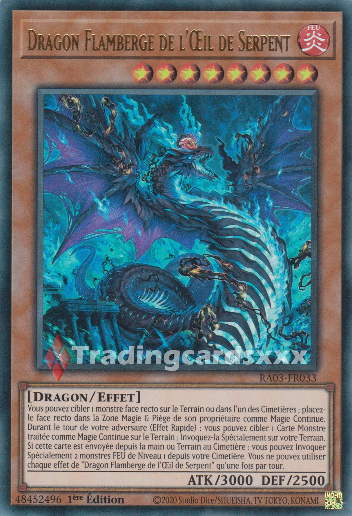 Yu-Gi-Oh! Dragon Flamberge de l'Œil de Serpent : RA03-FR033