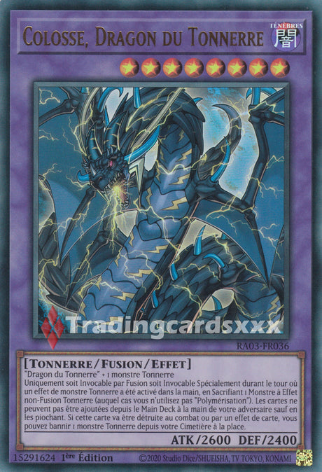 Yu-Gi-Oh! Colosse, Dragon du Tonnerre : RA03-FR036