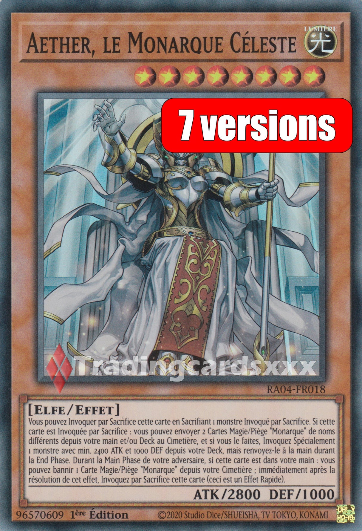 Yu-Gi-Oh! Aether, le Monarque Céleste : RA04-FR018