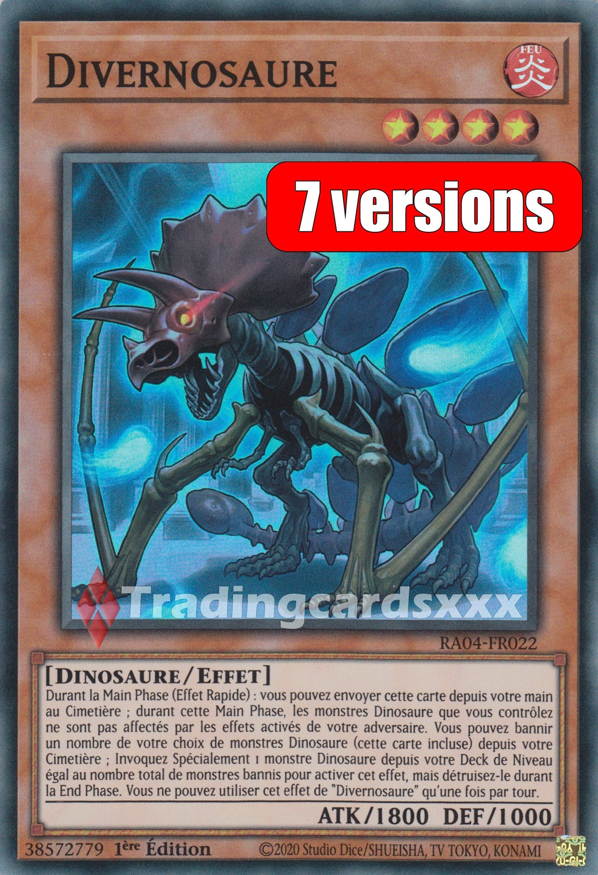 Yu-Gi-Oh! Divernosaure : RA04-FR022