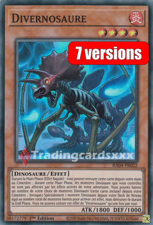 Yu-Gi-Oh! Divernosaure : RA04-FR022