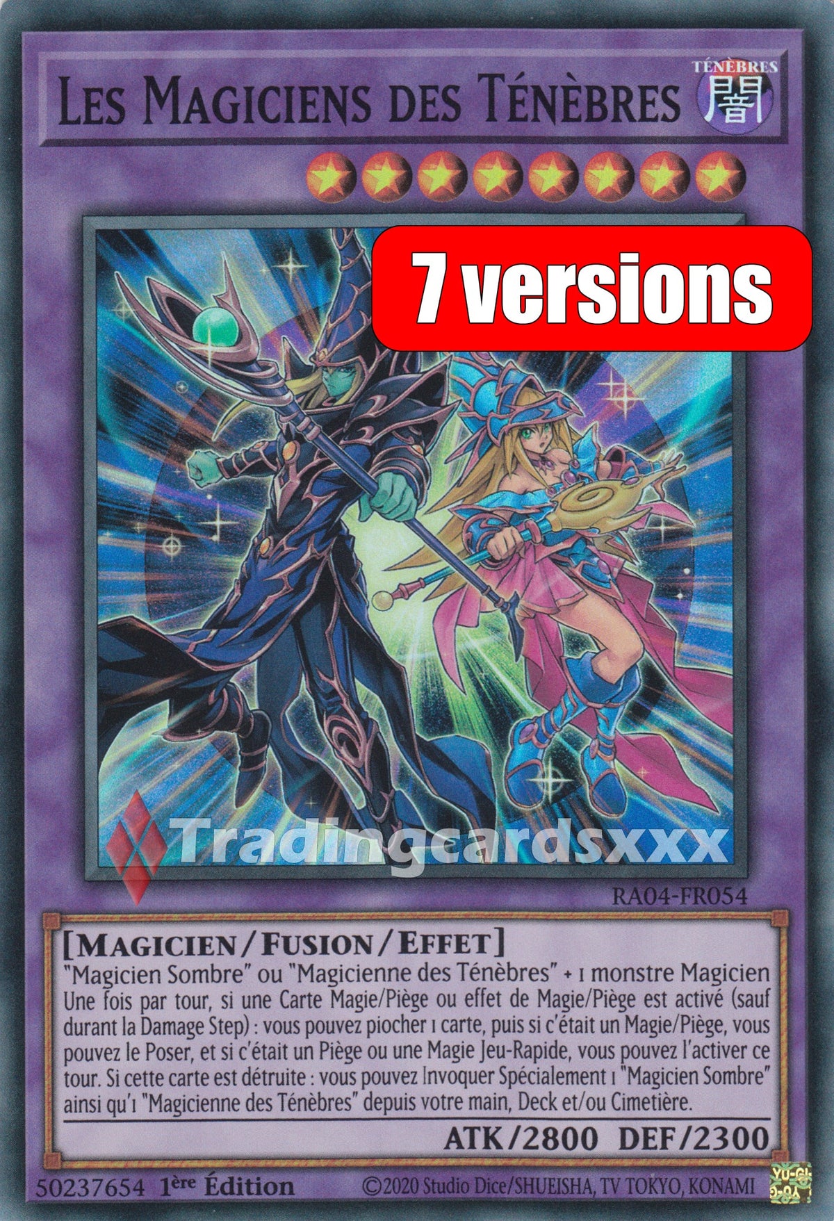Yu-Gi-Oh! - Magicien des ténèbres - YGLD-ENC09 - Ultra rare - Édition illimitée - Decks légendaires de Yugi Yu-Gi-Oh! - Magicien des ténèbres - YGLD-ENC09 - Ultra rare - Édition illimitée - Decks légendaires de Yugi