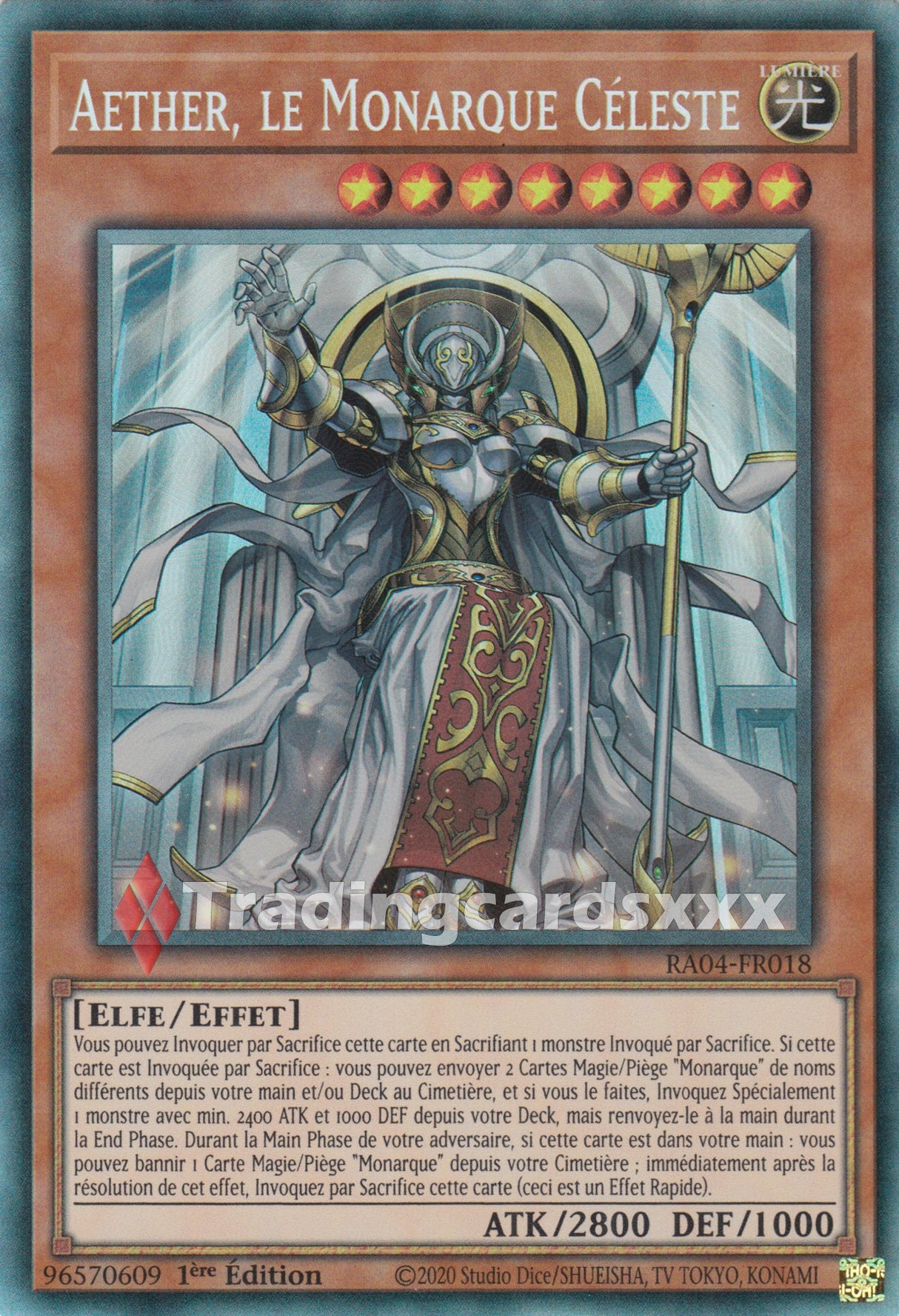 Yu-Gi-Oh! Aether, le Monarque Céleste : RA04-FR018