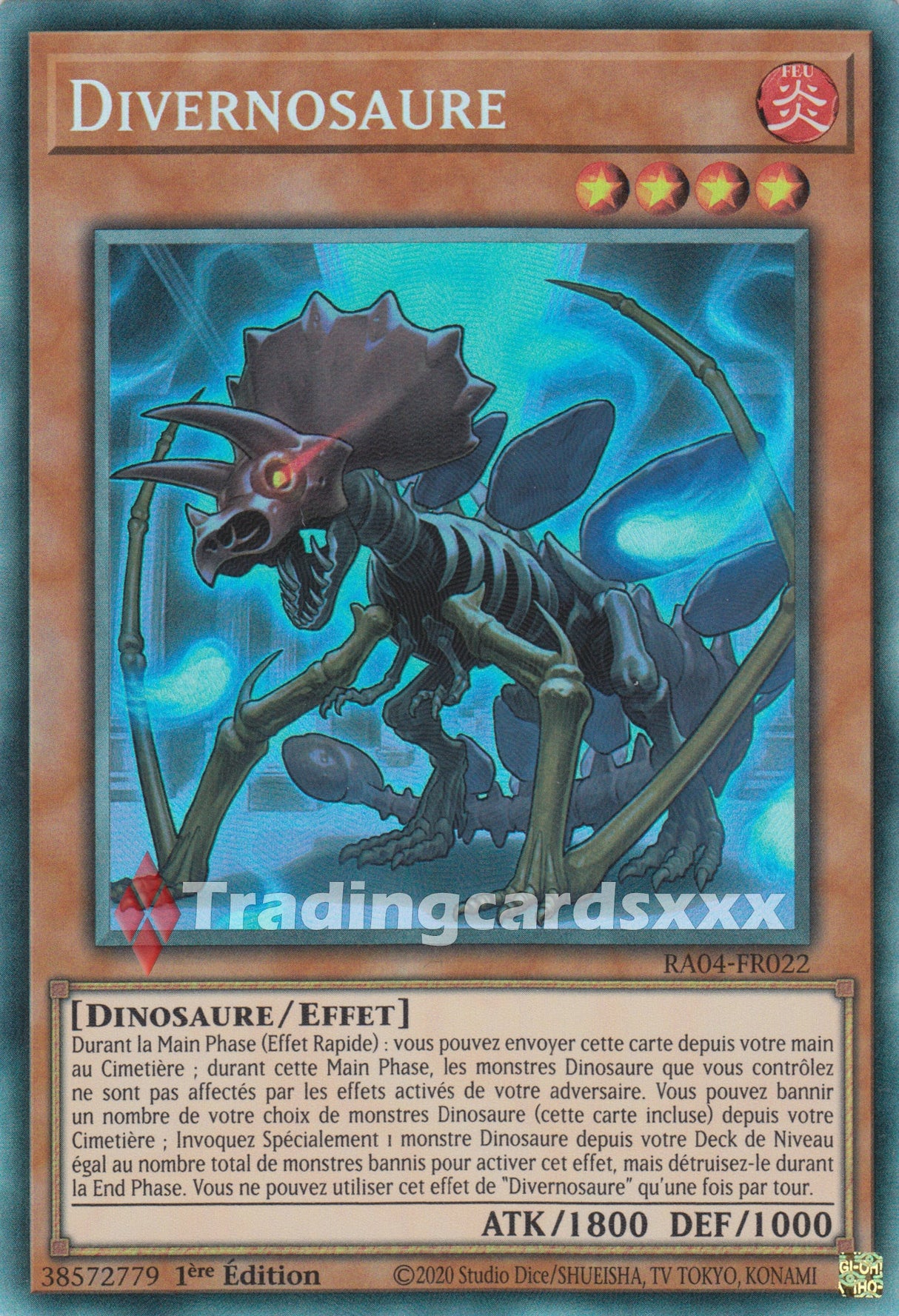 Yu-Gi-Oh! Divernosaure : RA04-FR022