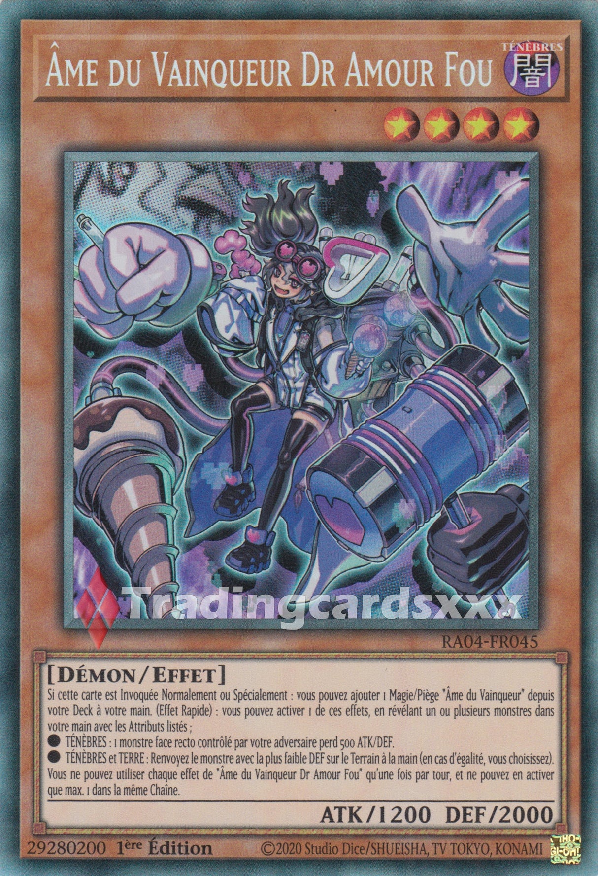 Yu-Gi-Oh! Âme du Vainqueur Dr Amour Fou : RA04-FR045