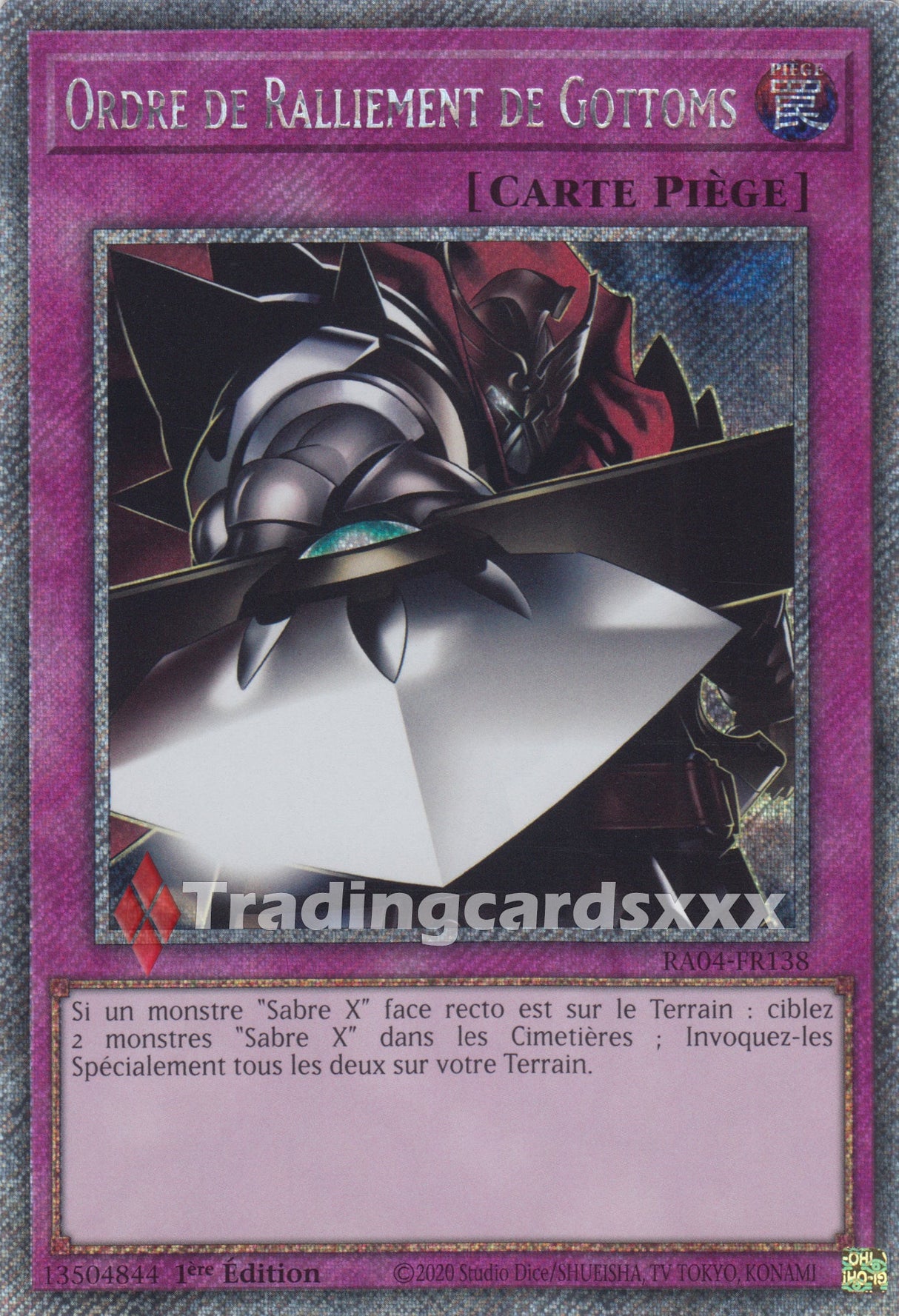 Yu-Gi-Oh! Ordre de Ralliement de Gottoms : PS RA04-FR138
