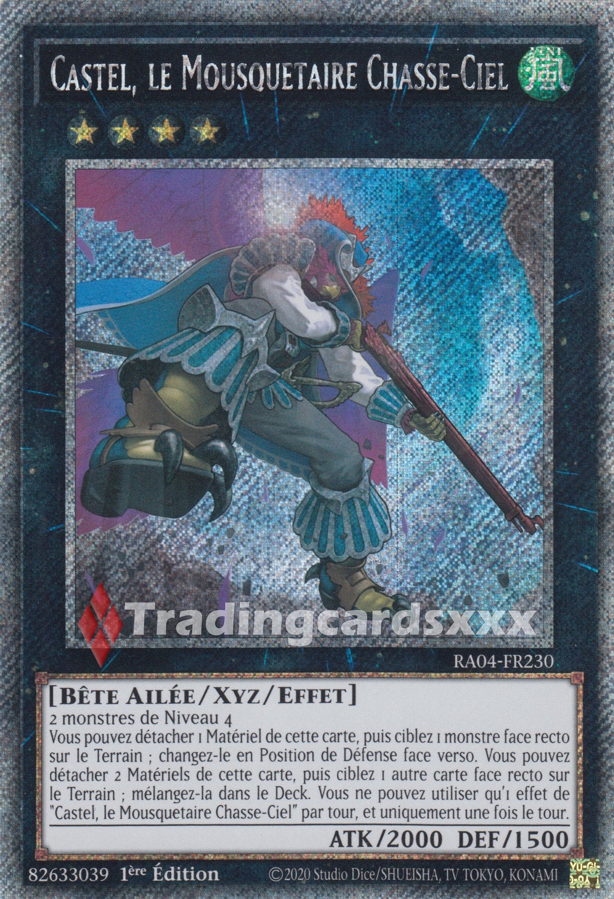 Yu-Gi-Oh! Castel, le Mousquetaire Chasse-Ciel : PS RA04-FR230