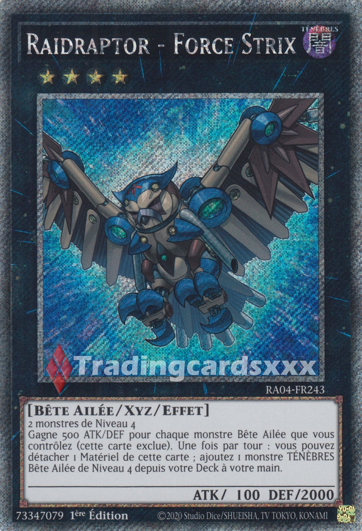 Yu-Gi-Oh! Raidraptor - Force Strix : PS RA04-FR243