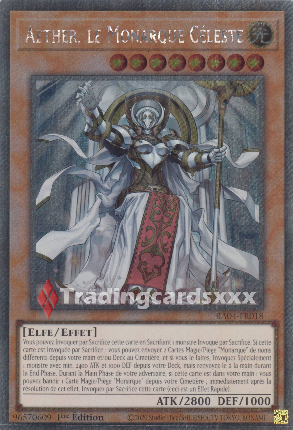 Yu-Gi-Oh! Aether, le Monarque Céleste : RA04-FR018