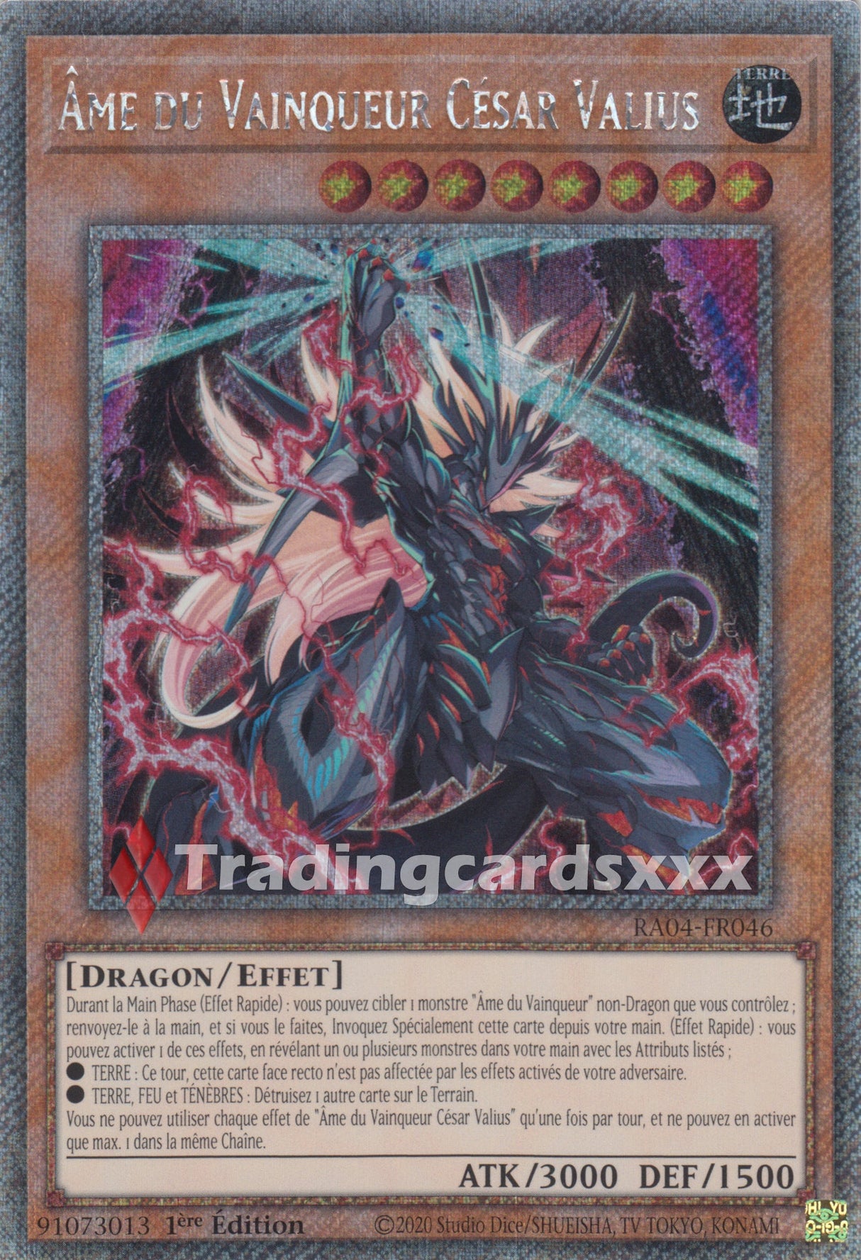 Yu-Gi-Oh! Âme du Vainqueur César Valius : RA04-FR046