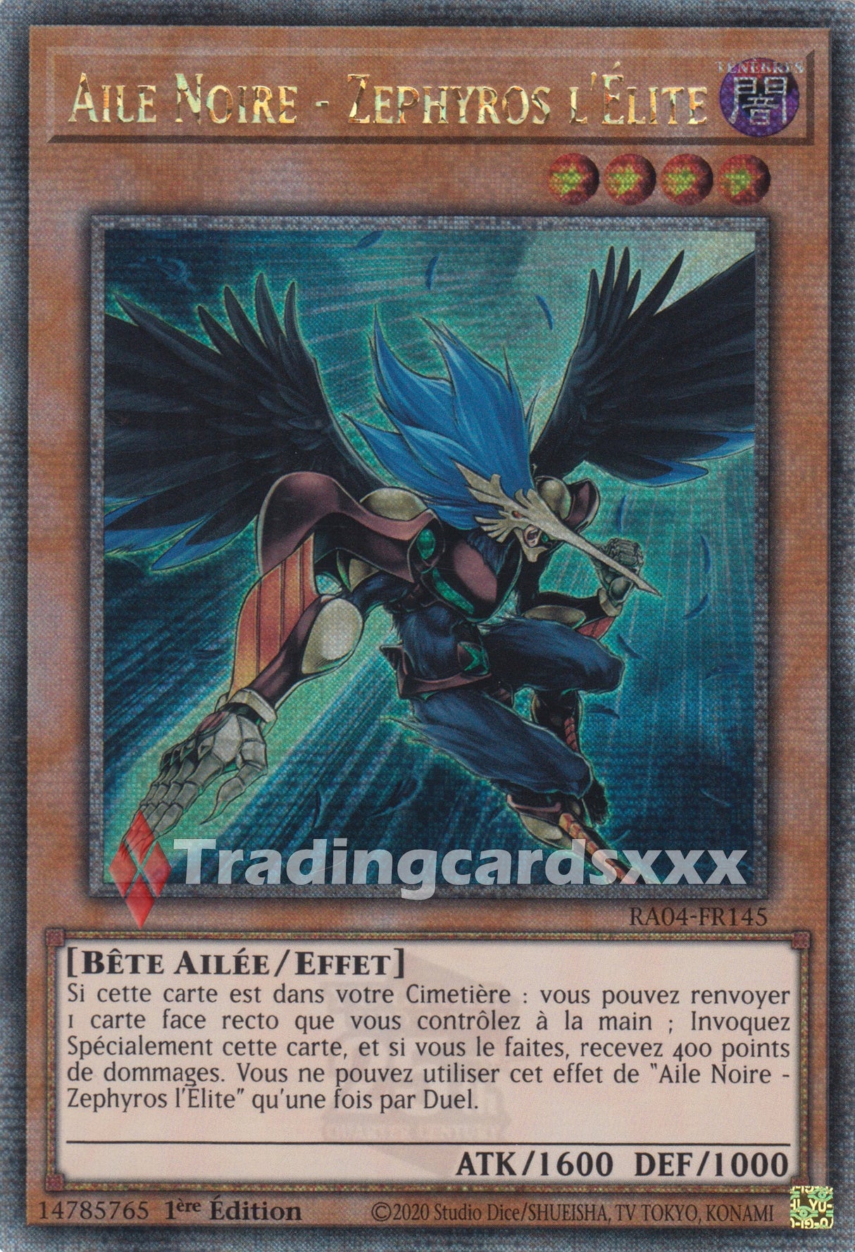 Yu-Gi-Oh! Aile Noire - Zephyros l'Élite : QCSE RA04-FR145