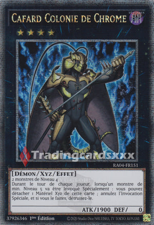 Yu-Gi-Oh! Cafard Colonie de Chrome : QCSE RA04-FR151
