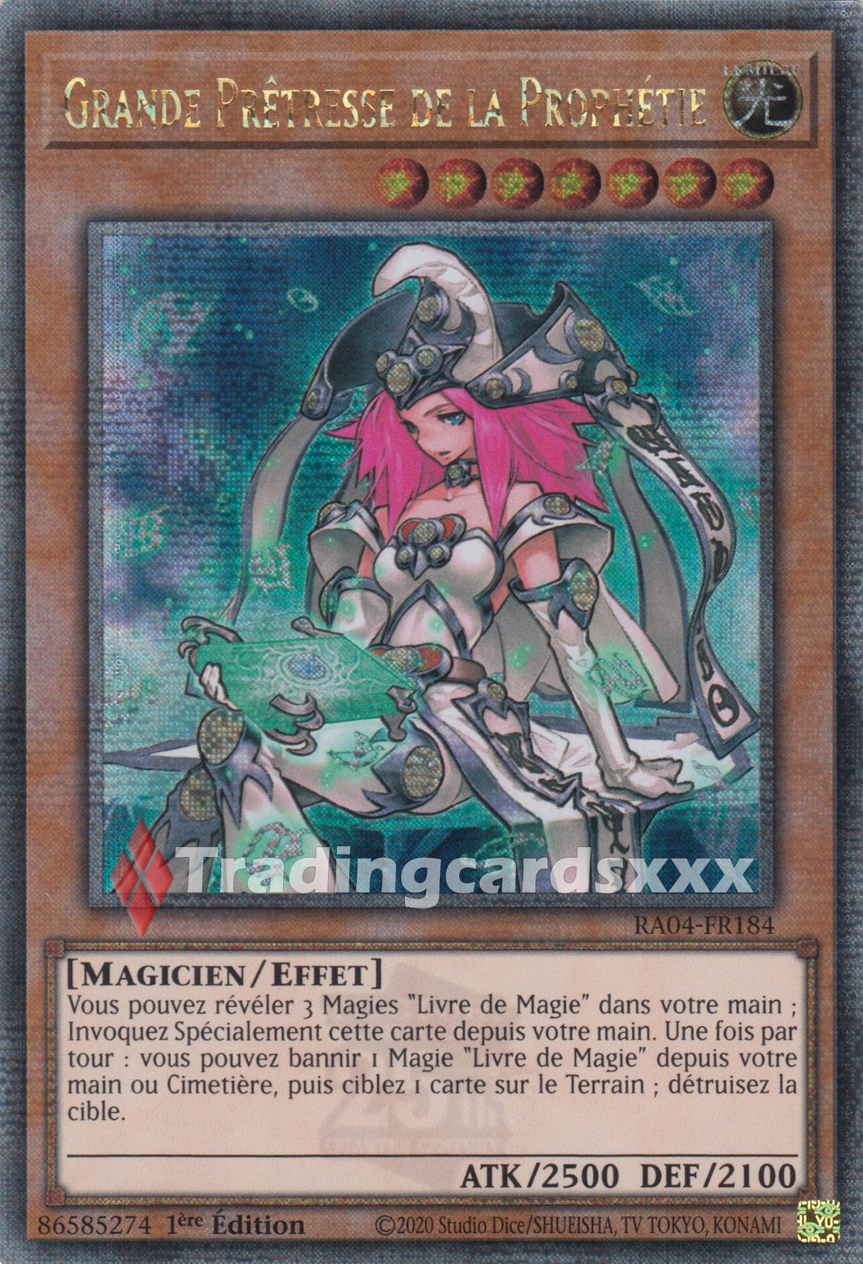 Yu-Gi-Oh! Grande Prêtresse de la Prophétie : QCSE RA04-FR184