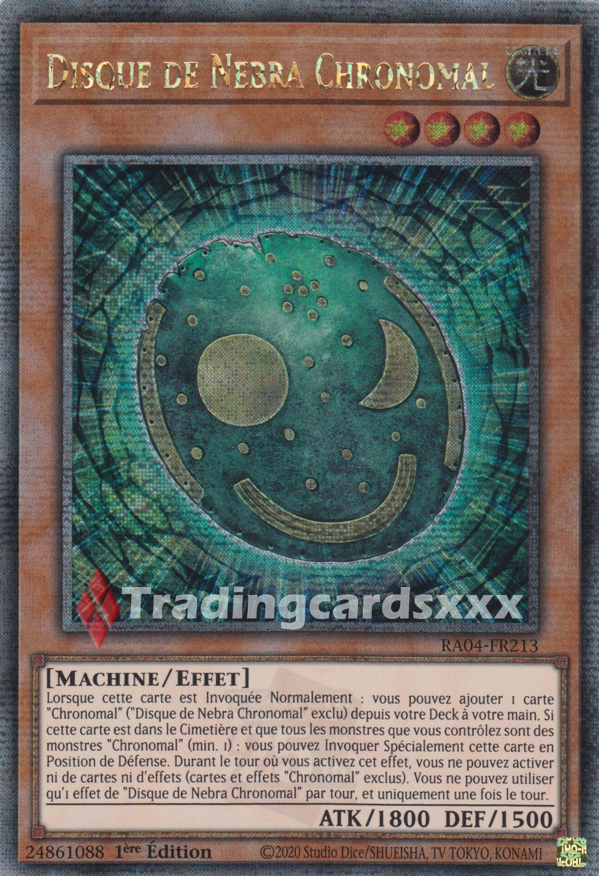 Yu-Gi-Oh! Disque de Nebra Chronomal : QCSE RA04-FR213