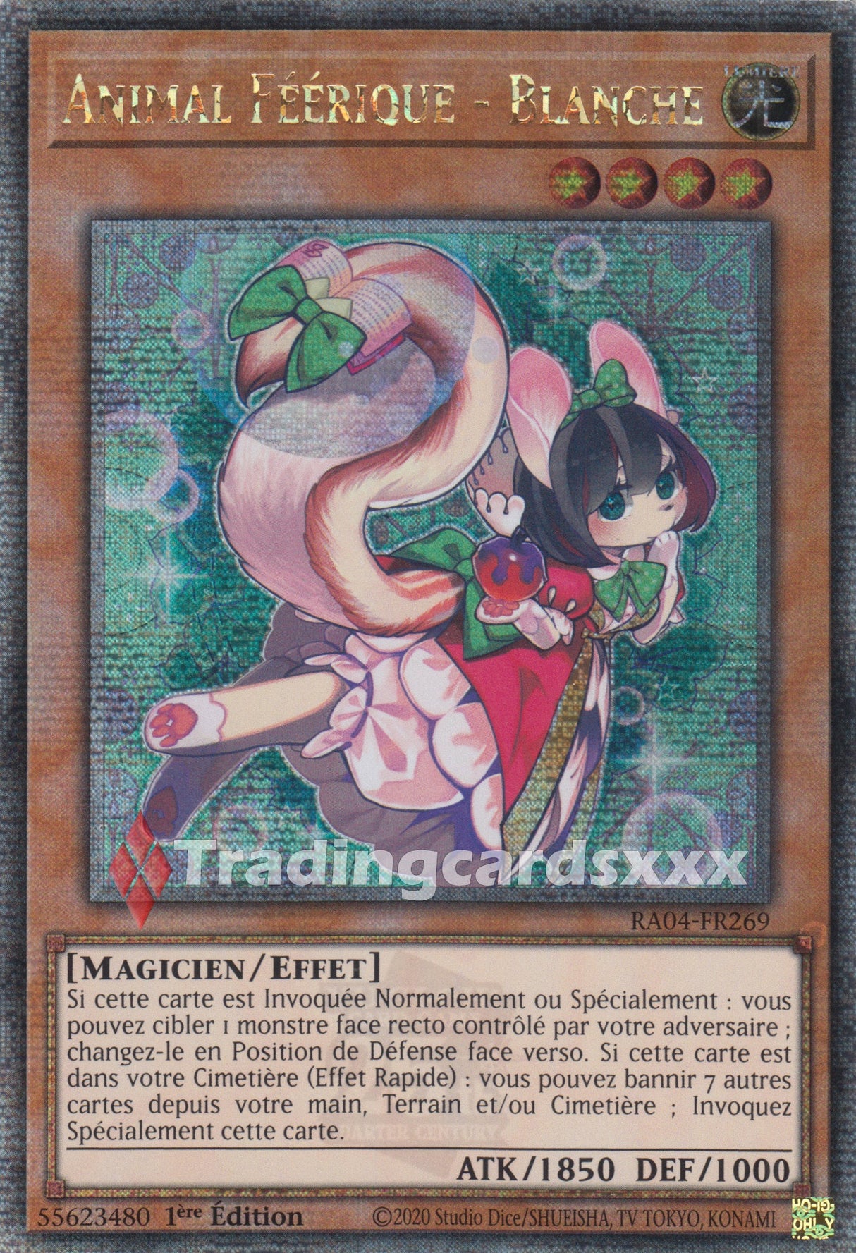 Yu-Gi-Oh! Animal Féérique - Blanche : QCSE RA04-FR269