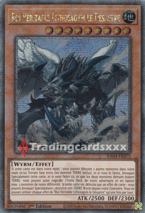 Yu-Gi-Oh! Roi Véritable Lithosagym le Désastre : QCSE RA04-FR275