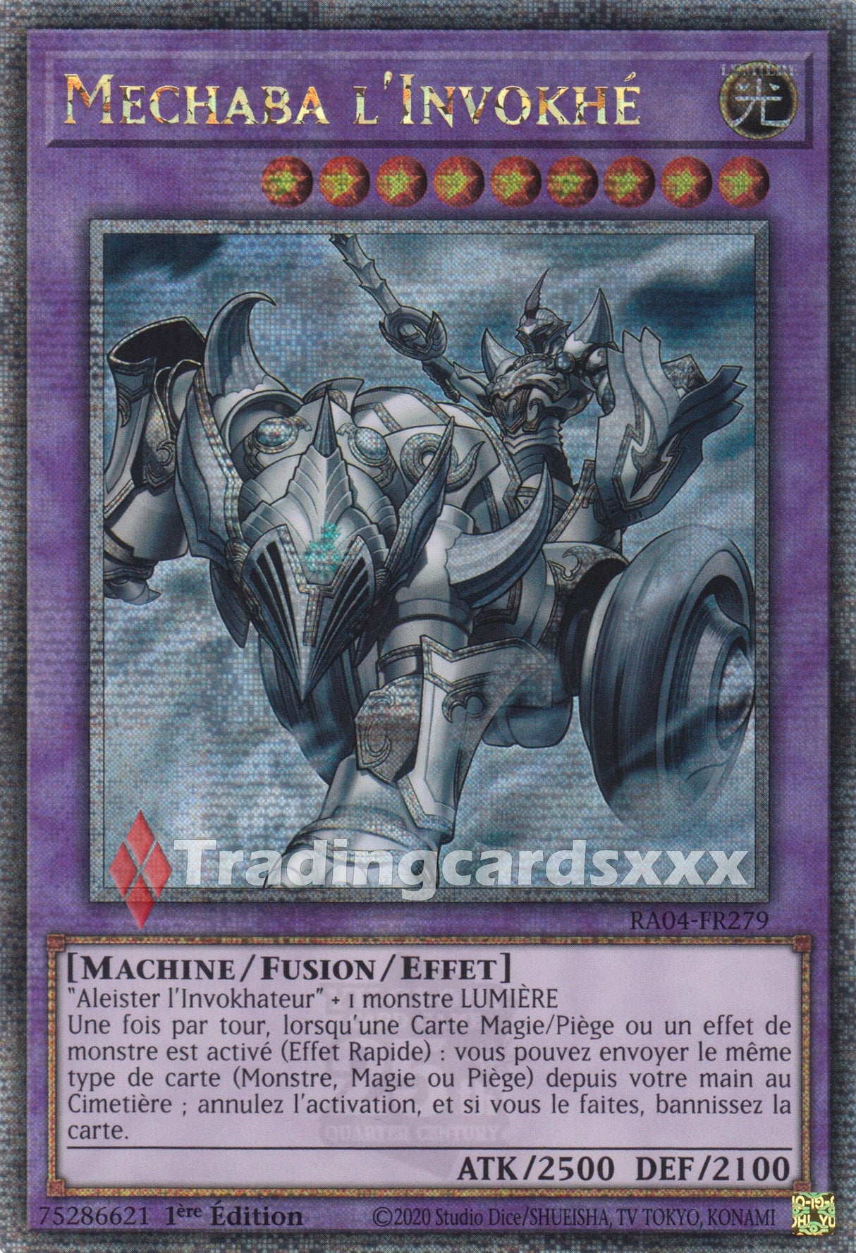 Yu-Gi-Oh! Mechaba l'Invokhé : QCSE RA04-FR279