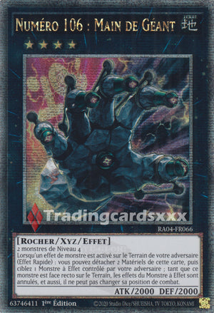Yu-Gi-Oh! Numéro 106 : Main de Géant : RA04-FR066