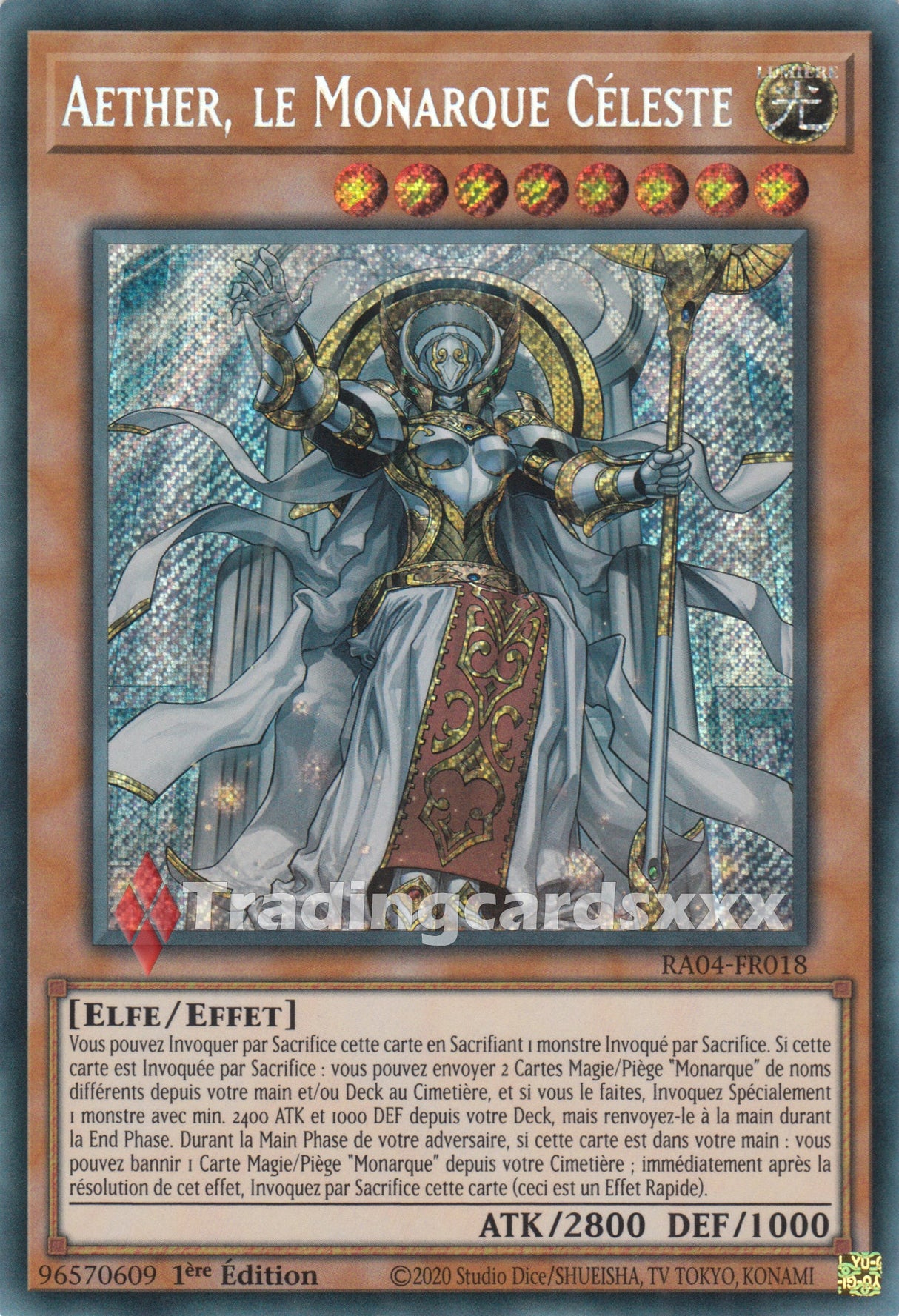 Yu-Gi-Oh! Aether, le Monarque Céleste : RA04-FR018