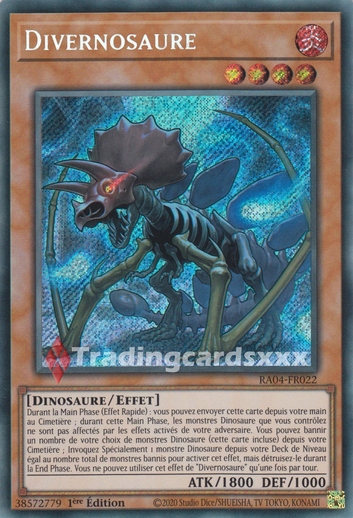 Yu-Gi-Oh! Divernosaure : RA04-FR022