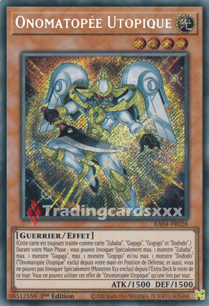 Yu-Gi-Oh! Onomatopée Utopique : RA04-FR028