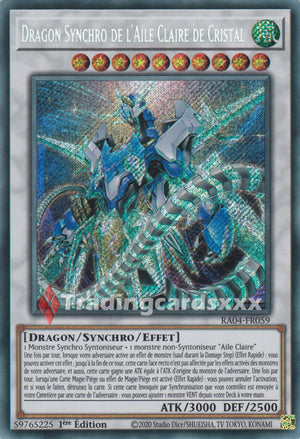 Yu-Gi-Oh! Dragon Synchro de l'Aile Claire de Cristal : RA04-FR059