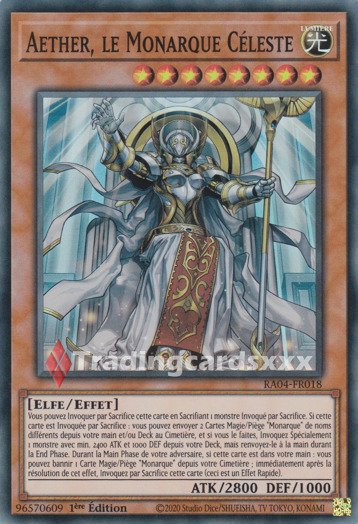 Yu-Gi-Oh! Aether, le Monarque Céleste : RA04-FR018