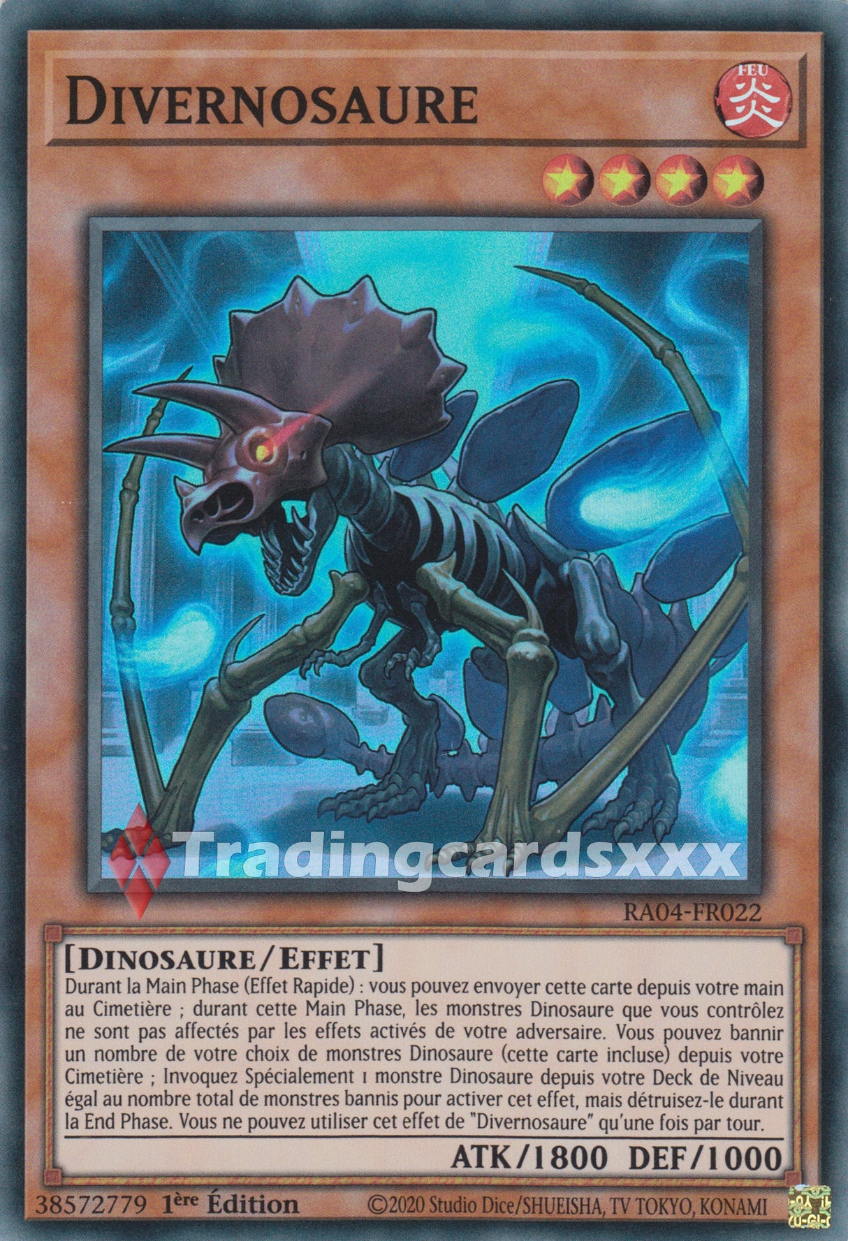 Yu-Gi-Oh! Divernosaure : RA04-FR022