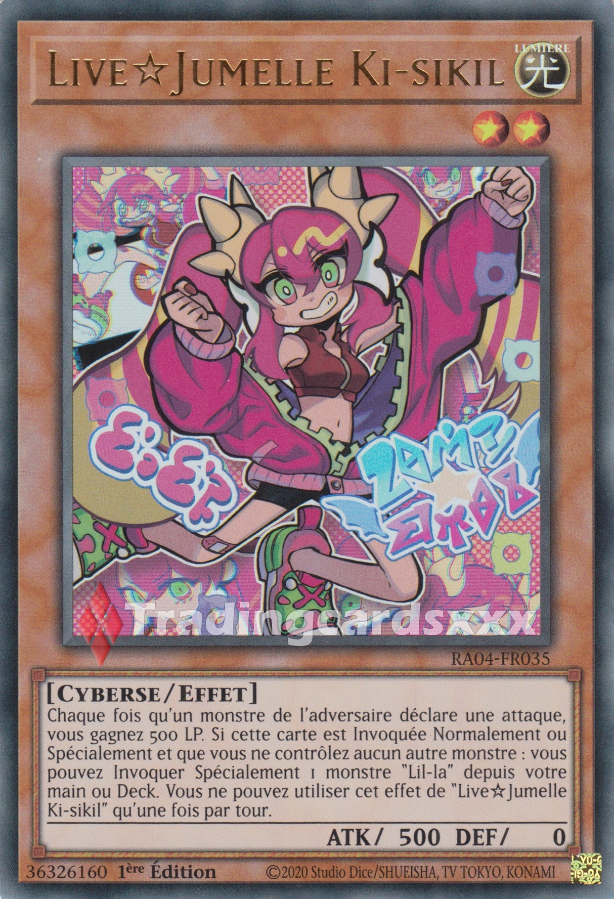 Yu-Gi-Oh! Live☆Jumelle Ki-sikil : RA04-FR035