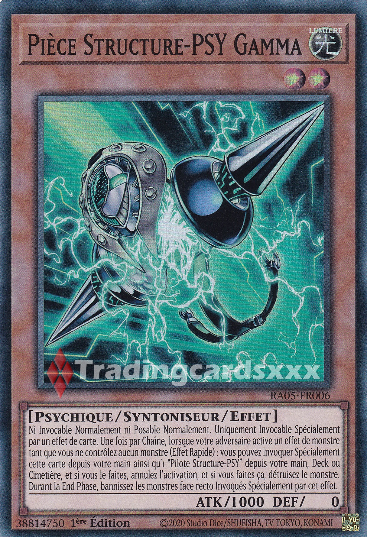 Yu-Gi-Oh! Pièce Structure-PSY Gamma : SR RA05-FR006