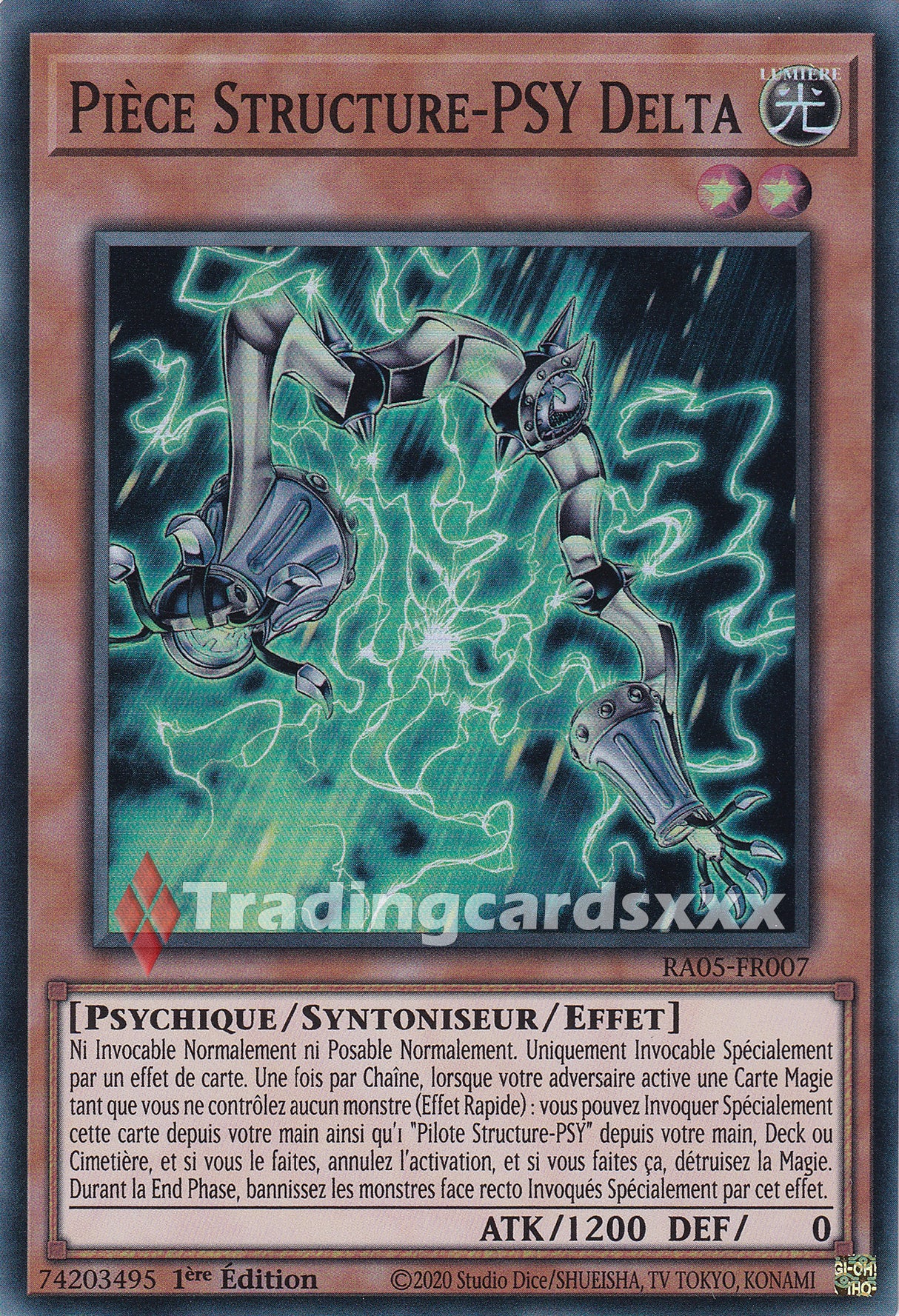 Yu-Gi-Oh! Pièce Structure-PSY Delta : SR RA05-FR007