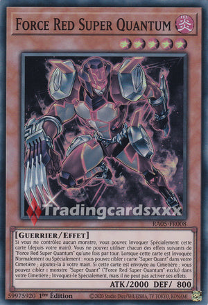 Yu-Gi-Oh! Force Red Super Quantum : SR RA05-FR008