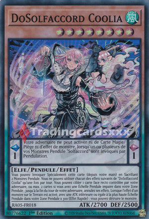 Yu-Gi-Oh! DoSolfaccord Coolia : SR RA05-FR018