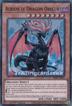 Yu-Gi-Oh! Albion le Dragon Obscur : SR RA05-FR019