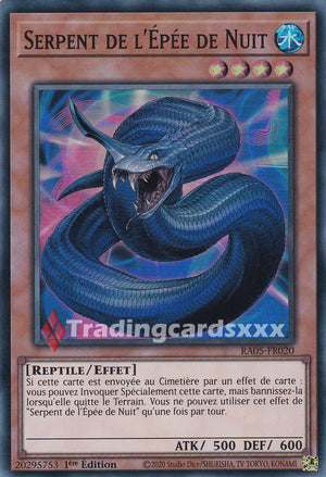 Yu-Gi-Oh! Serpent de l'Épée de Nuit : SR RA05-FR020