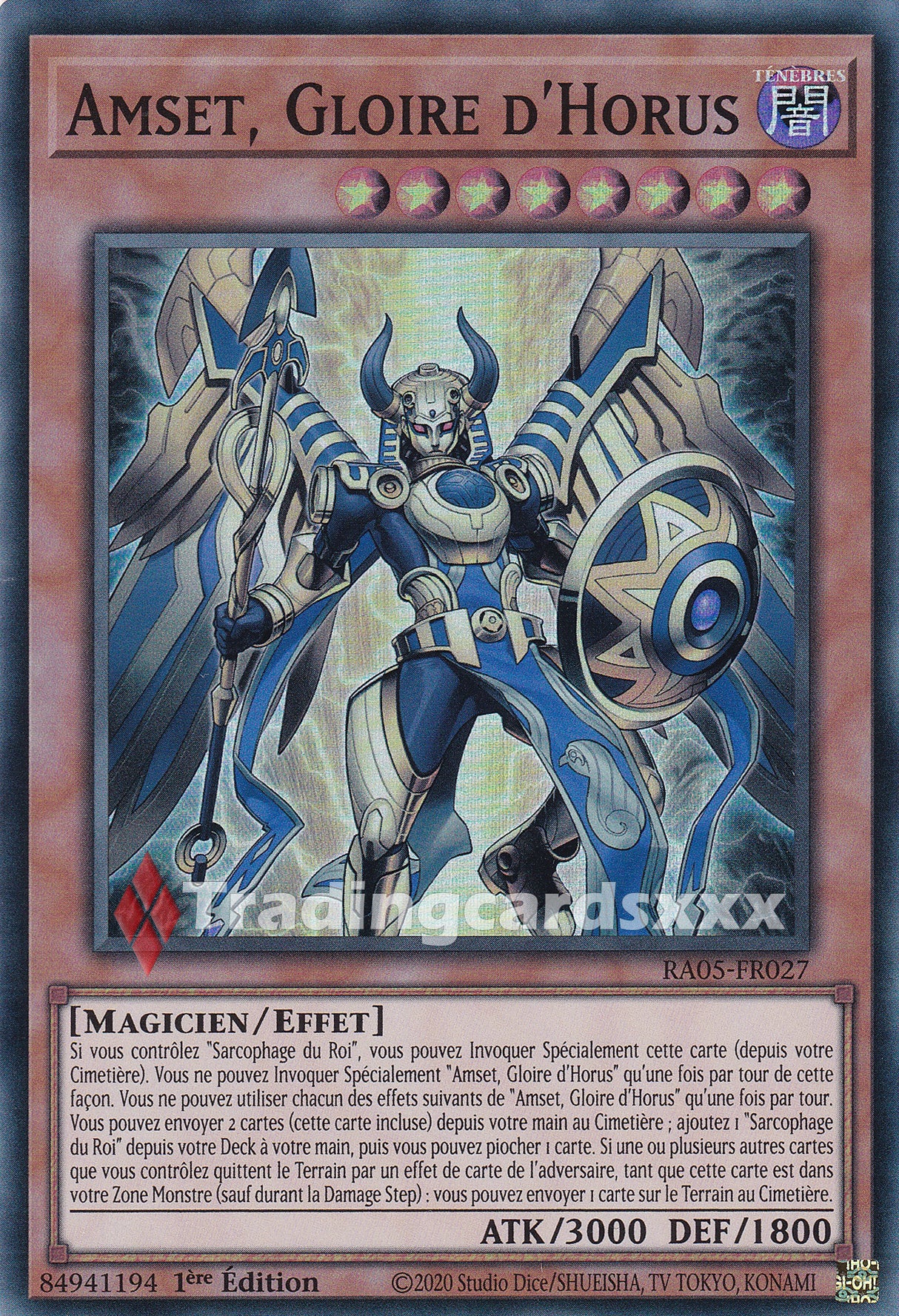 Yu-Gi-Oh! Amset, Gloire d'Horus : SR RA05-FR027