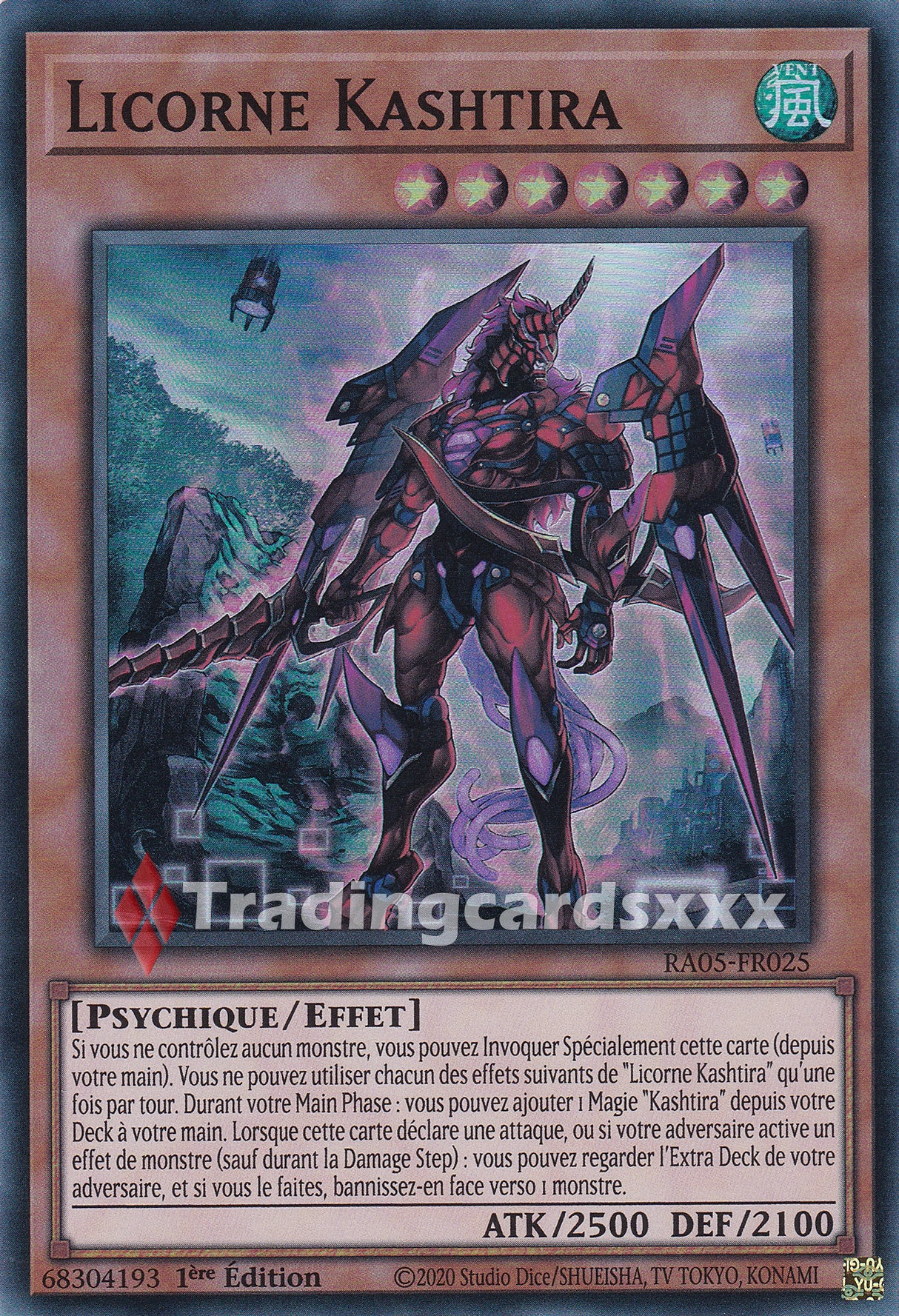 Yu-Gi-Oh! Licorne Kashtira : SR RA05-FR025