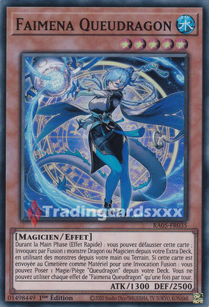 Yu-Gi-Oh! Faimena Queudragon : SR RA05-FR035