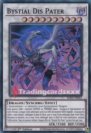 Yu-Gi-Oh! Bystial Dis Pater : SR RA05-FR041