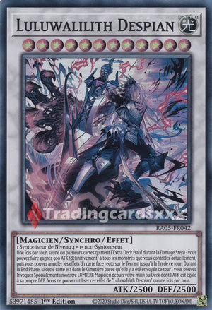 Yu-Gi-Oh! Luluwalilith Despian : SR RA05-FR042