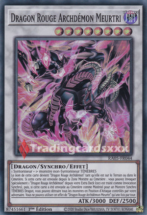 Yu-Gi-Oh! Dragon Rouge Archdémon Meurtri : SR RA05-FR044