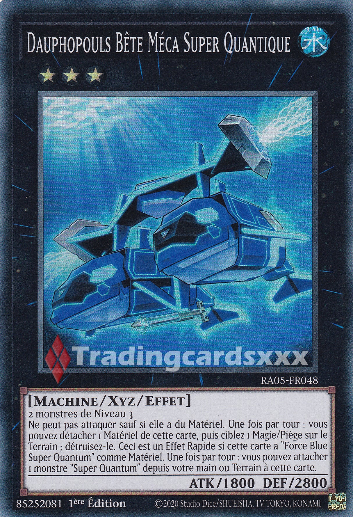 Yu-Gi-Oh! Dauphopouls Bête Méca Super Quantique : SR RA05-FR048