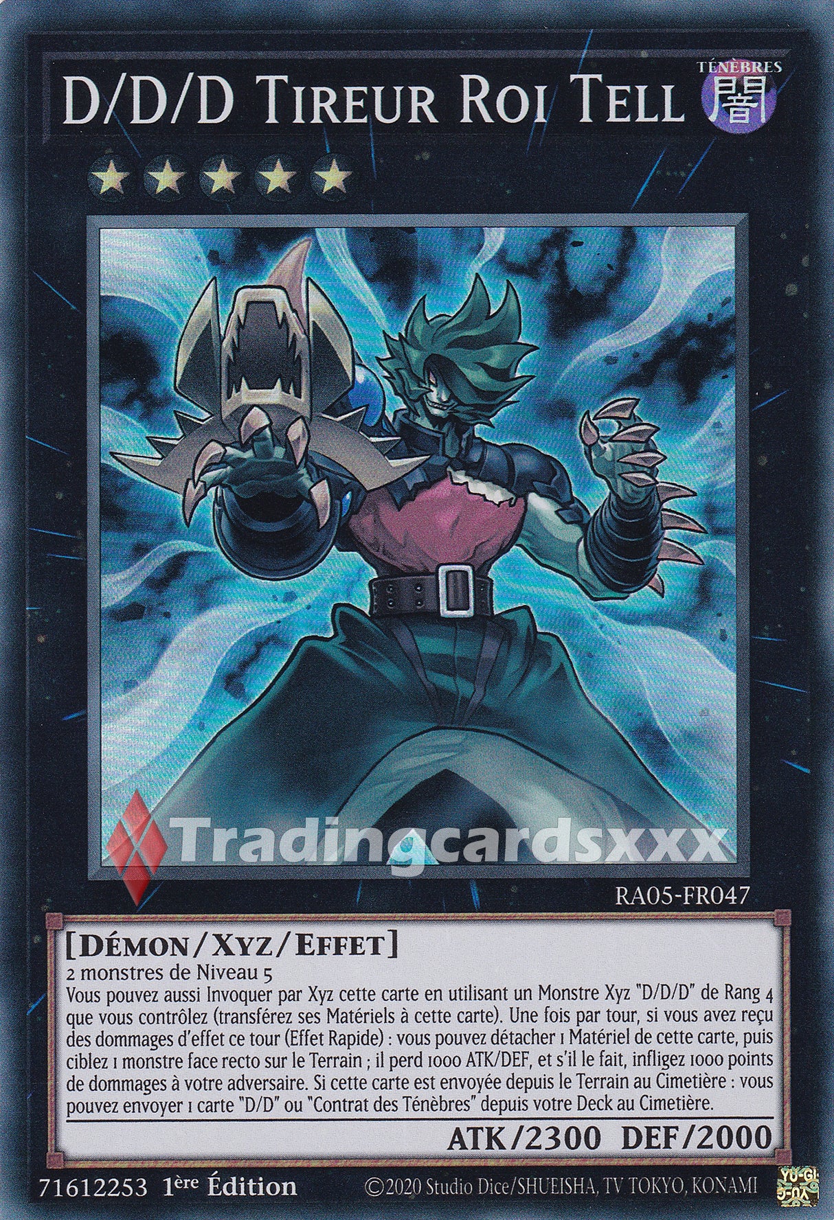 Yu-Gi-Oh! D/D/D Tireur Roi Tell : SR RA05-FR047