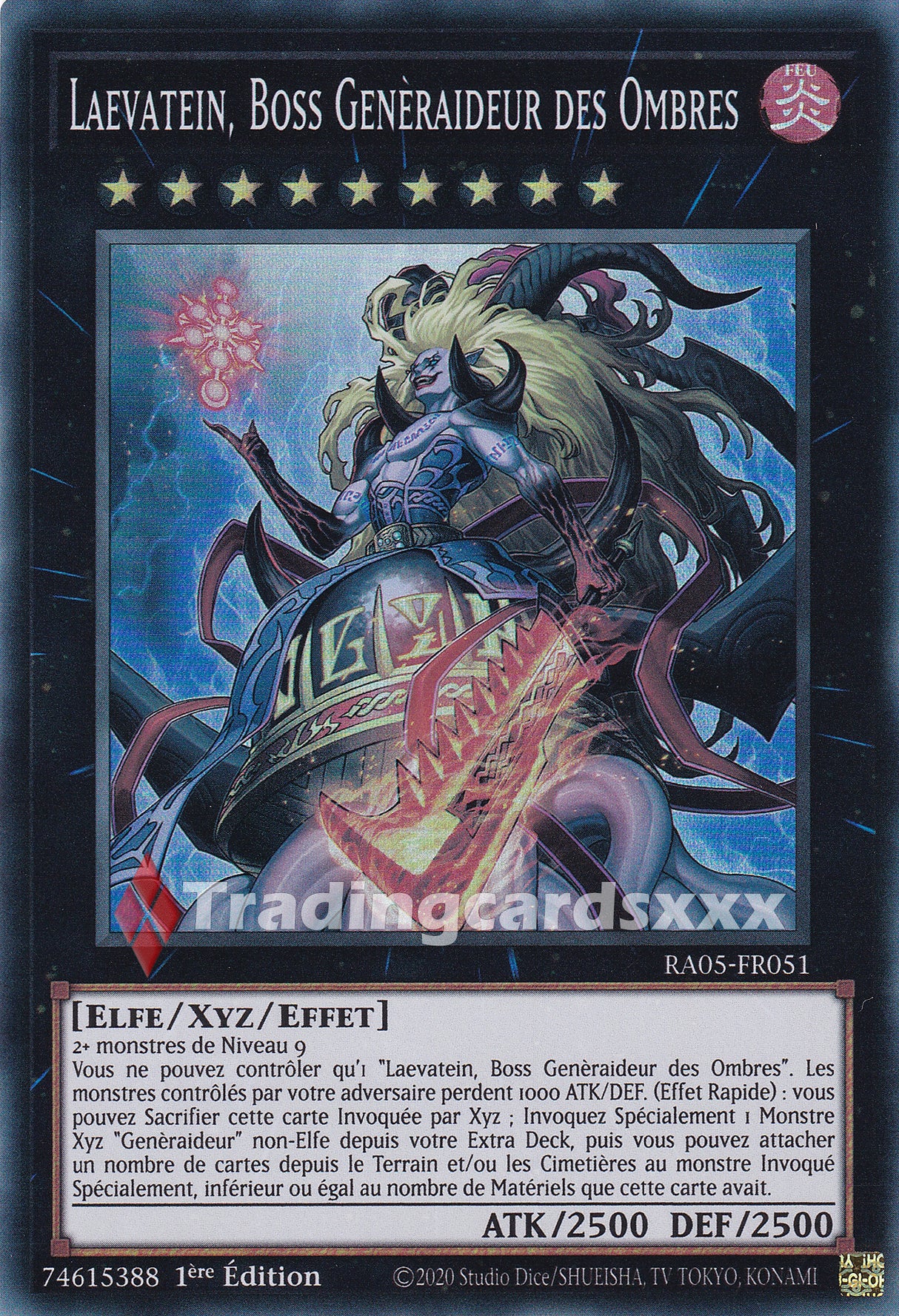 Yu-Gi-Oh! Laevatein, Boss Genèraideur des Ombres : SR RA05-FR051