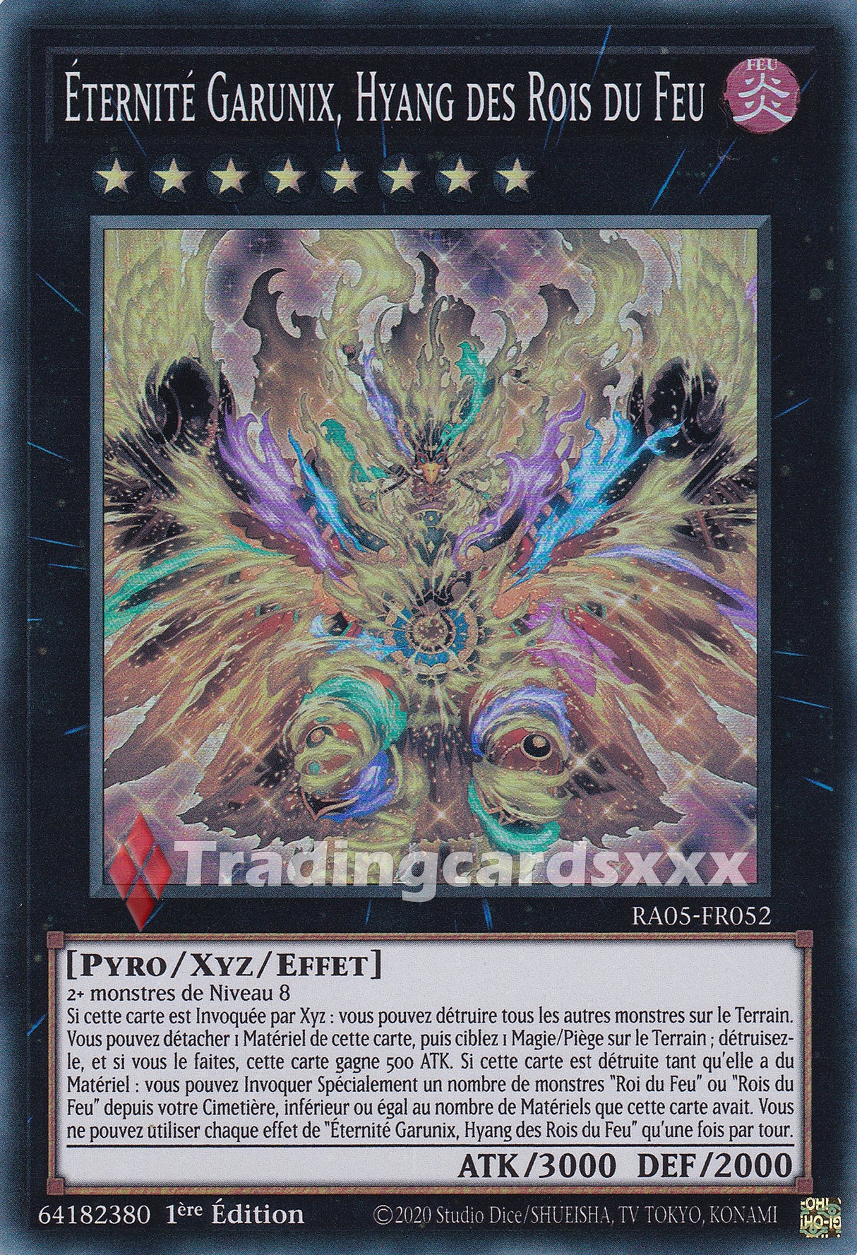 Yu-Gi-Oh! Éternité Garunix, Hyang des Rois du Feu : SR RA05-FR052