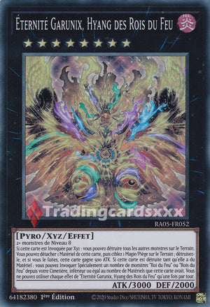 Yu-Gi-Oh! Éternité Garunix, Hyang des Rois du Feu : SR RA05-FR052