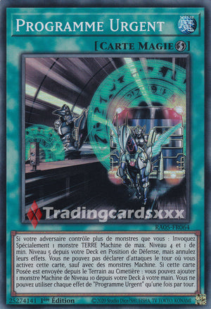 Yu-Gi-Oh! Programme Urgent : SR RA05-FR064