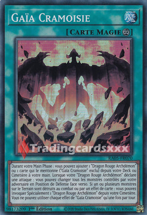Yu-Gi-Oh! Gaïa Cramoisie : SR RA05-FR070